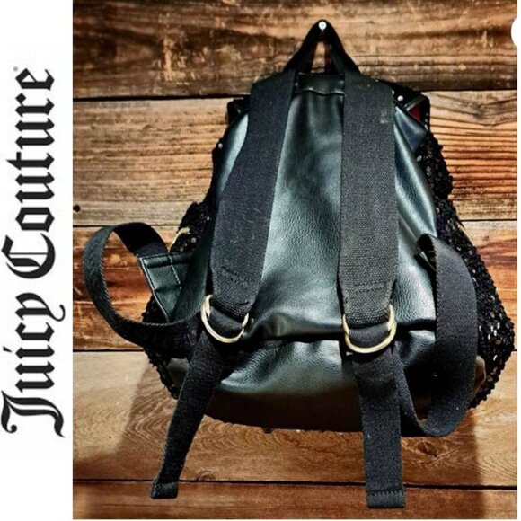 Juicy Couture Black and Gold Sequin Backpack main image 10